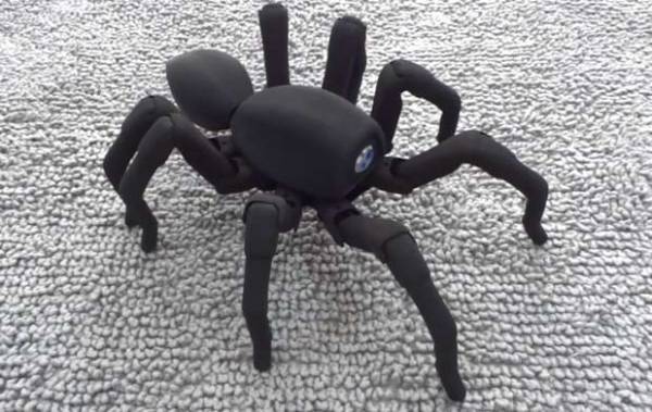 Паукообразный робот, «напечатанный» на 3D-принтере