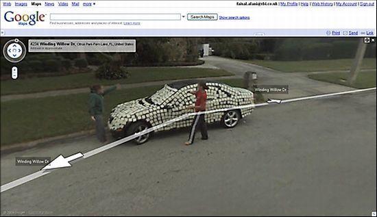  25 курьёзных и комичных момента снятых google street view (23 фото) 