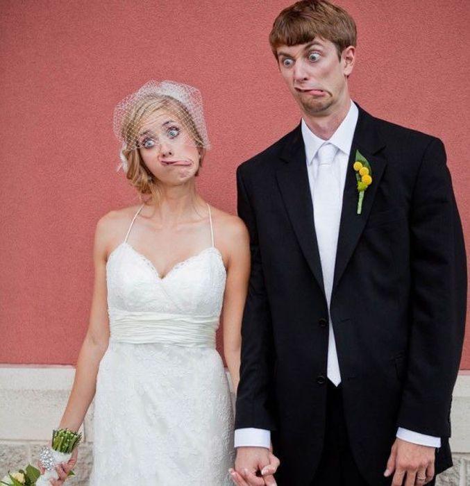  Смешные свадебные фотографии (25 фото) 