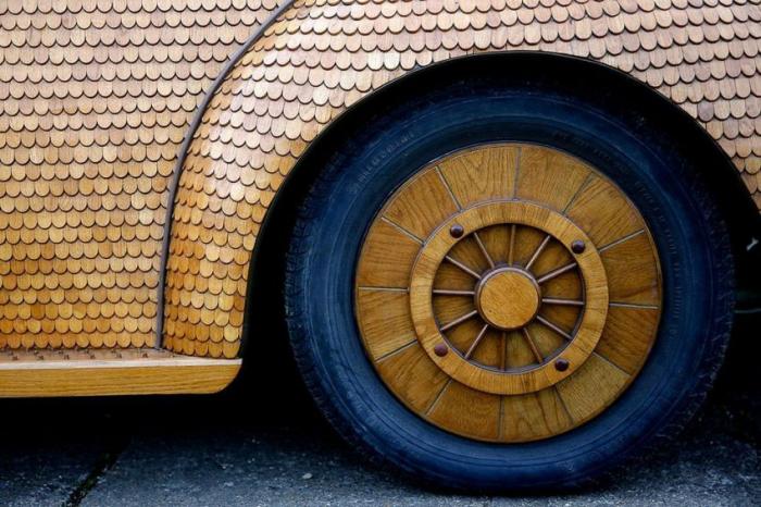 Деревянный Volkswagen Beetle (14 фото)