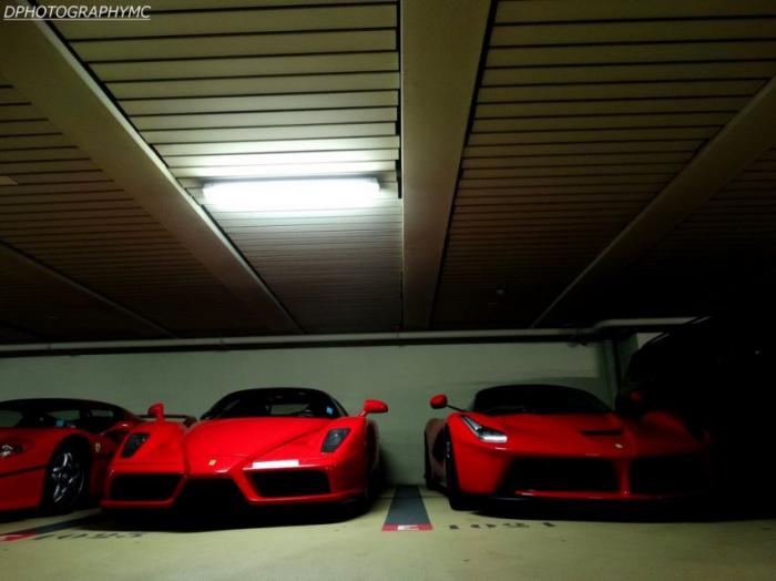 Владелец показал свою коллекцию Ferrari в Монако (14 фото)
