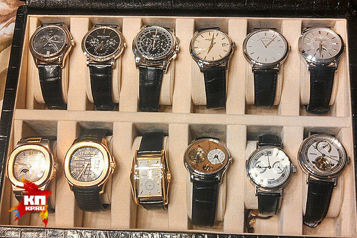 Губернатор Сахалина Александр Хорошавин собрал коллекцию часов на 2 миллиона долларов (7 фото)