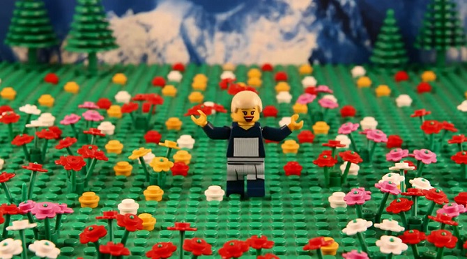 Знаменитые сцены голливудских блокбастеров из конструктора Lego (14 фото)