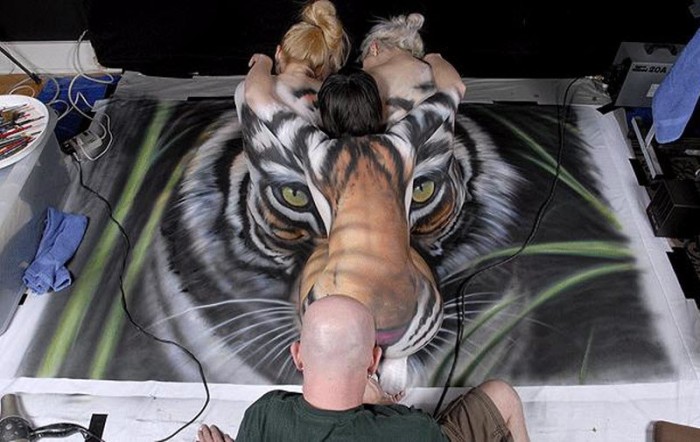 Художники за спасение тигров (17 фото)