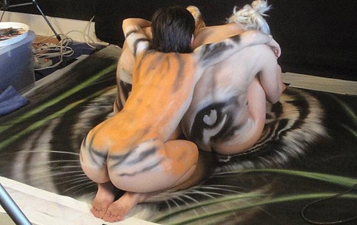 Художники за спасение тигров (17 фото)