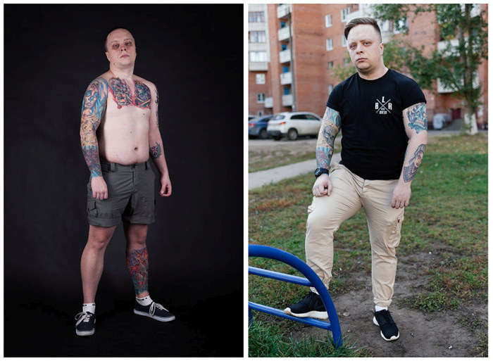 Российские любители татуировок (14 фото)