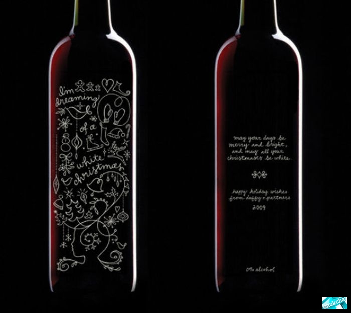 Дизайнерские бутылки вина и этикетки (29 фото)