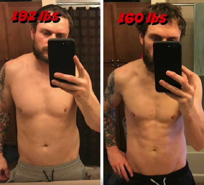 Фитнес-блогер Энтони похудел на 14,5 кг, употребляя мороженое и алкоголь (4 фото)
