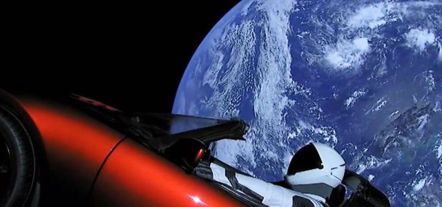 SpaceX     Tesla Roadster (4 )